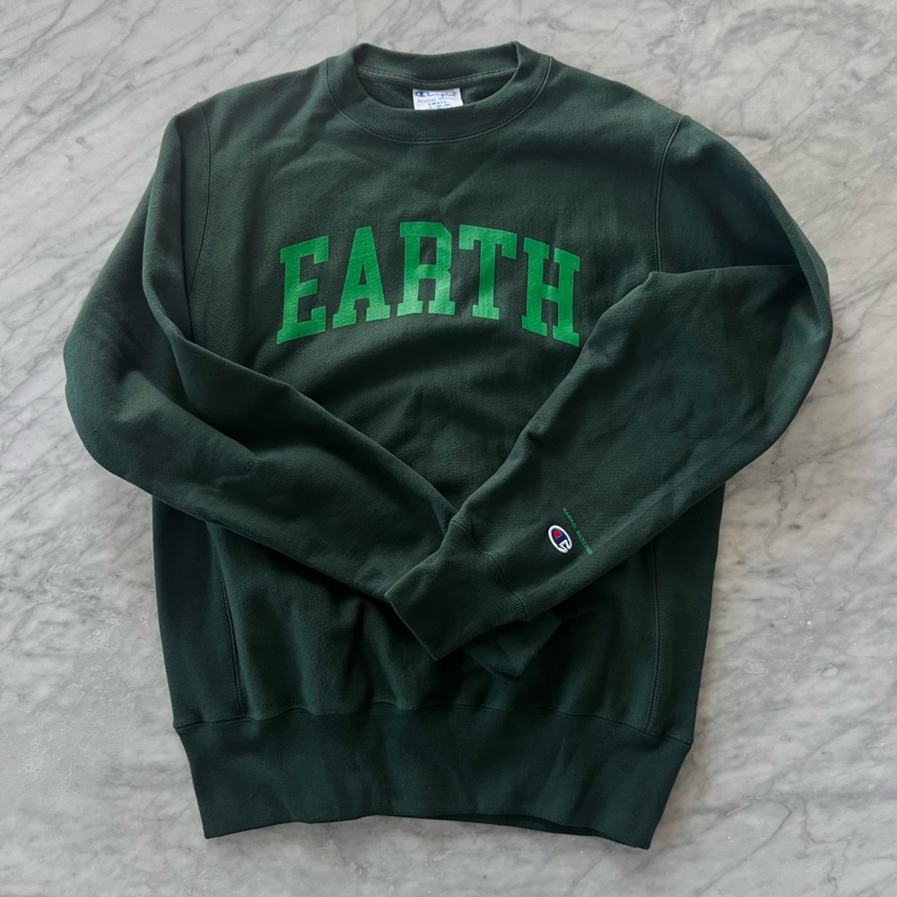 Marmol Radziner Sweatshirt - Dark Green EARTH Sweatshirt - Small